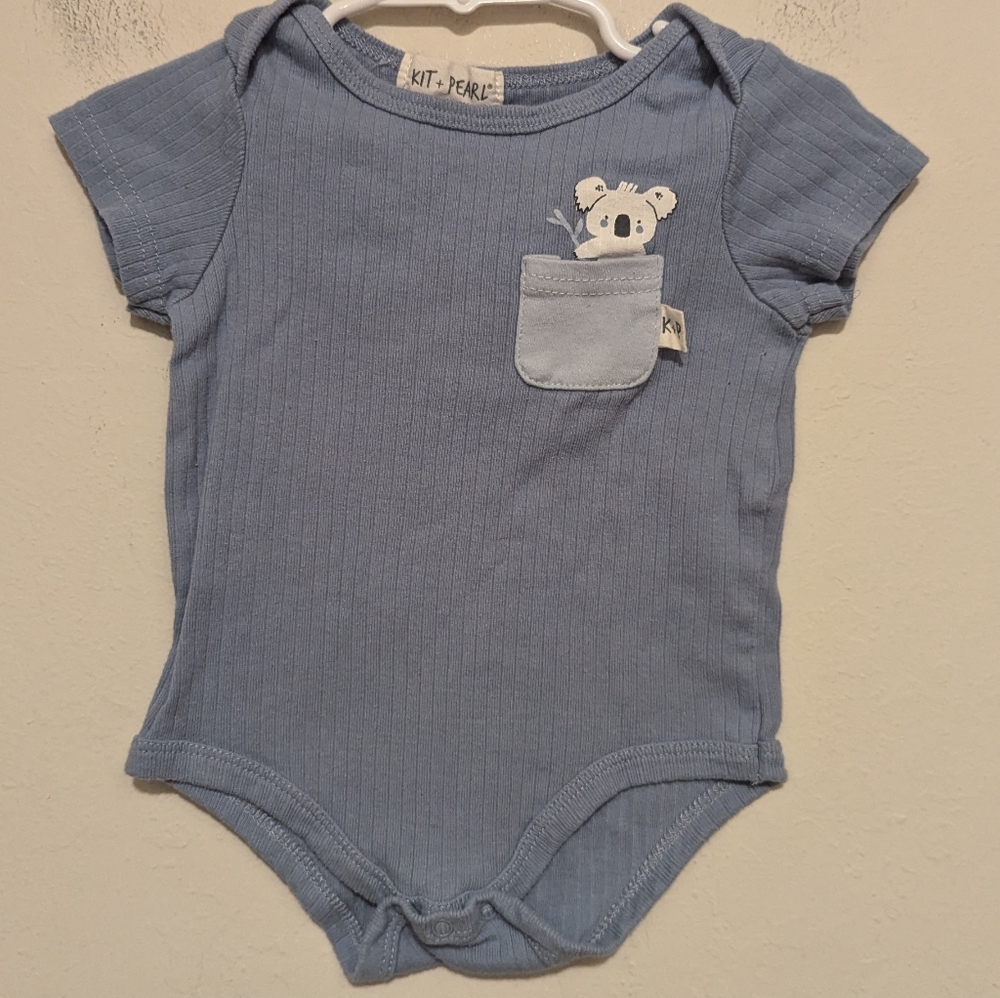 Kit + Pearl Blue Baby Onesie with Koala size 18 months